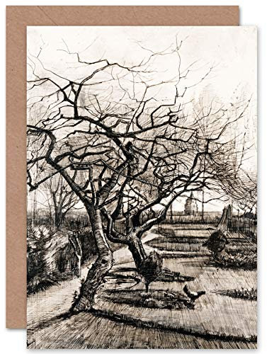 Artery8 Vincent Van Gogh Pfarrgarten Nuenen Winter Weihnachtskarte