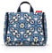 reisenthel toiletbag - praktischer Kulturbeutel mit Haken, wasserabweisendes Material, Couleur:blau