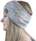 cosey Damen Gesprenkelt Weiß Winter-Stirnband, Einheitsgröße