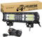 SKYWORLD 30 cm 180W LED Arbeitsscheinwerfer Bar Zusatzscheinwerfer LED Light Bar Auto Scheinwerfer Offroad Flutlicht Spotlight mit Kabelbaum für Auto Offroad SUV UTV ATV 12V 24V