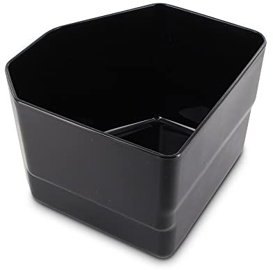 DL-pro Tresterbehälter für Melitta 6593032 schwarz Auffangschale Kaffeesatzbehälter Behälter für Caffeo Solo Lattea E950 E953 E955 E957 Kaffeemaschine Kaffeeautomat Kaffeevollautomat