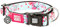 Max & Molly Gotcha! Hundehalsband Halsband Hund mit Smart ID, gepolstertes Neopren Halsband mit Design für große Hunde, wasserdicht, bequem, verstellbar, Cherry Bloom, L
