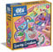 Clementoni Idea – Sparkly Creations Game Icons, Diamond Art, kreatives Spiel für Kinder ab 7 Jahren, Kit Kunst und Labor Edelsteine, Stickers zum Thema Gaming, 18746