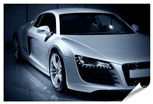 islandburner XXL Bild Poster Luxus Sportwagen Passend Für Audi R8 Premium Bilder Fotodruck ILSP-PKL