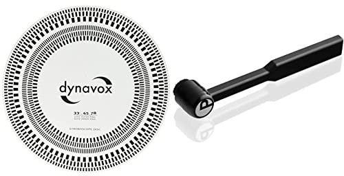 DynaVox Tonabnehmer-Einstelllehre/Stroboskop-Scheibe & Pro-Ject Clean it Karbonfaser Nadelbürste