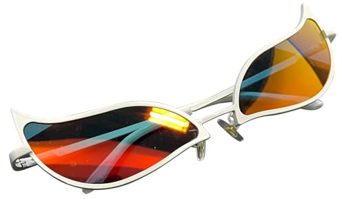 WKxinxuan Doflamingo Brille, Brille, Schnelle Brille, Sonnenbrille, Rave Brille, Coole Brille, Sunglasses, Doflamingo CosplBrille, für Party Disco Dj Musik Konzert Live Verkleidung