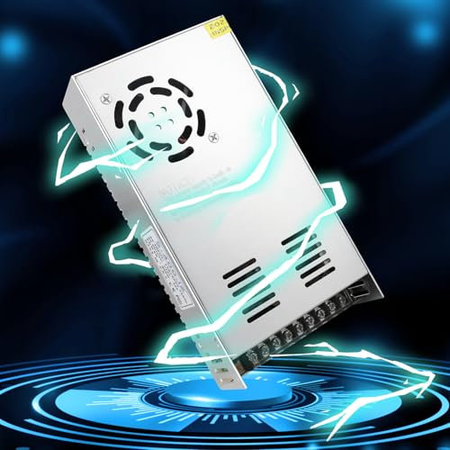 LightingWill Schaltnetzteil 12V 33,3A 400W Netzteil, LED Trafo Schaltwandler AC 230V auf DC 12 Volt, Adapter Transformator für LED Streifen Lichter, 3D Drucker, CCTV, LED Beleuchtung