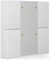 MDT Taster Plus 55 Plus 4-fach, Reinweiß glänzend, KNX-Schalter, Schalter, Edelstahl, Weiß