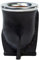SHOPPLACE Mate Camionero Algarrobo Artesanal Argentino Yerba Mate Eco Cuero Virola Acero (negro)