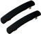 Baoblaze 2Pcs Damen Haarspange, Französische Haarclips, Vintage Haarschmuck Barrette, Automatische Tortoise Shell Haarspangen für Mädchen Feines Haar und Mitteldickes Haar, Schwarz