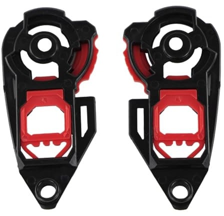 Mulcort Helmet Shield Visor Gear Plate Set, Motorcycle Helmet Accessories, 1 Pair Motorcycle Helmet Visor Base Replacement for AGV K1 K3sv K5 Motorcycle Helmet Parts