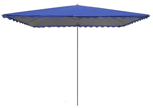 Parasol De Plage, Parasol De Jardin Exterieur, Parasol Rectangulaire 200x150cm, Toile Polyester Imperméabilisée Haute Densité, Protection Uv Pour Patio, Piscine, Terrasse, Café, Cour(Red)