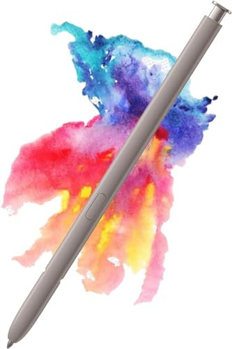 S24 Ultra S Pen Stylet de Rechange sans Bluetooth pour Samsung Galaxy S24 Ultra Toutes Les Versions S Pen(Gris)