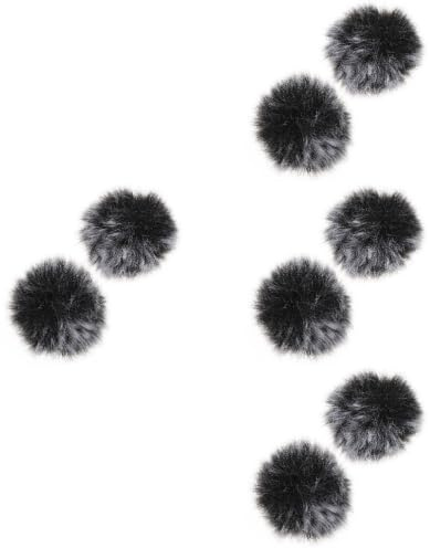 Alasum 8pcs Microphone Cover Noise Reduction Protection Mic Guard for Clip Microphone for Asmr Recording and Streaming
