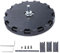 Sierra de corona ajustable, brocas perforadoras de 45 a 130 mm de diámetro, brocas de repuesto para perforación de ABS, uso para perforar agujeros en plástico, madera, placas de