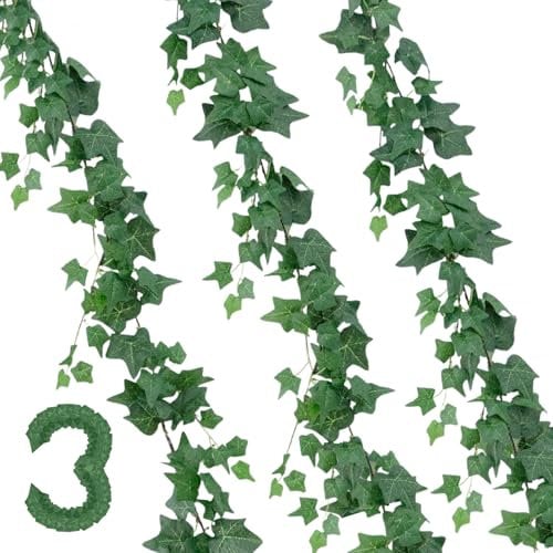 VZXZXE Ghirlanda artificiale di edera, 180 cm, per cucina, terrazza, altalena, matrimonio, ufficio, feste, Natale, decorazione da parete