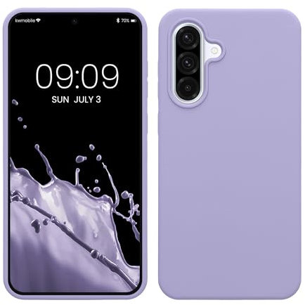kwmobile Housse Compatible avec Samsung Galaxy A36 5G Coque - Housse de téléphone Protection Souple en TPU Silicone - Lavande