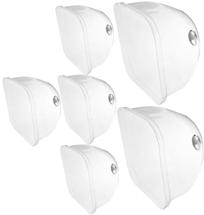 Pflanzenschutzhaube 6 Stück Kunststoff Atmungsaktiv für Kleine Pflanzen | Pflanzglocken, Frostschutz für Pflanzen und Samen, Transparent, für Hausgarten und Landschaftsprojekte