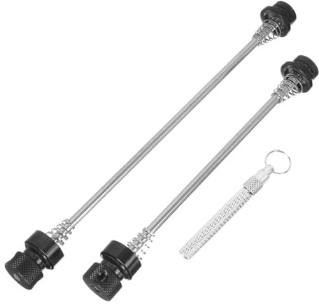 Toddmomy Anti Diebstahl Schnellspanner Satz Für Mountainbike Und Rennrad Robuster Stahl Langlebiger Fahrradachsenverschluss Universell Einsetzbar Für Fahrradräder Diebstahlsicherung