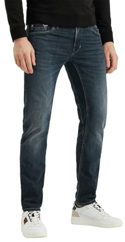 PME Legend Herren Jeans Commander 3.0 - Low Waist - Relaxed Fit - Blau W29-W40, Größe:36W / 32L, Farbe:RSD Real Special Dark