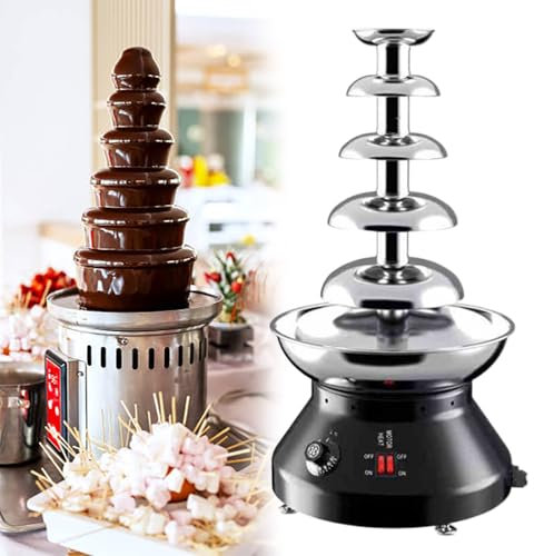 Chocolate Fountain Machine for Parties, Weddings, and Events, Ideal for Melting Chocolate, Cheese, and Sauces