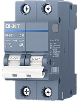 Disjoncteur,Disjoncteur Phase Interrupteur d'air 2P 10A 16A 20A 25A 32A 40A 50A 63A Disjoncteur de protection(32A)