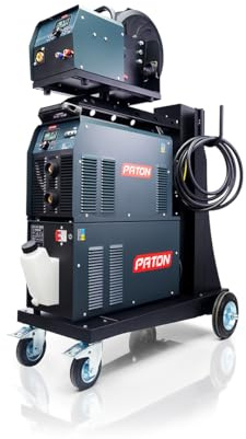 PATON ProMIG 500A MIG Welder 3-in-1 Pulse Welding Machine MMA/TIG Lift 400V | Extended kit with trolley and autonomous liquid cooler, 4-roller drive, aluminium wire mode, VRD, 2T/4T