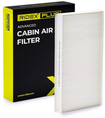 RIDEX PLUS 424I0039P Innenraumfilter Pollenfilter Höhe: 30 Breite: 162 Länge: 350 Kompatibel mit VW Golf 7 Schrägheck 5G1, BQ1, BE1, BE2 PASSAT Variant 3B6, BMW 3 Limousine E90, FORD
