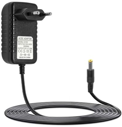 Vmoomax 15W Ladekabel Netzteil, Ladegerät Adapter 12V 1.25A Für Alexa Echo Dot 3/4/5 Generation,Echo Show 5 (1/2 Gen) Echo Spot Echo Pop,Echo Dot Kids Edition, Fire TV Cube Mit 2 M Kabel