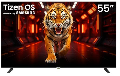 KIANO Elegance Smart TV LED 55 Pollici 140 cm 4K UHD con TIZEN OS Dolby Audio, Triplo Tuner DVB-T2/C/S2, 3× HDMI, PVR USB, Wi-Fi