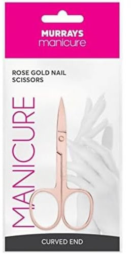 Murrays Manicure Nail Scissor In Rose Gold Coloured Metal