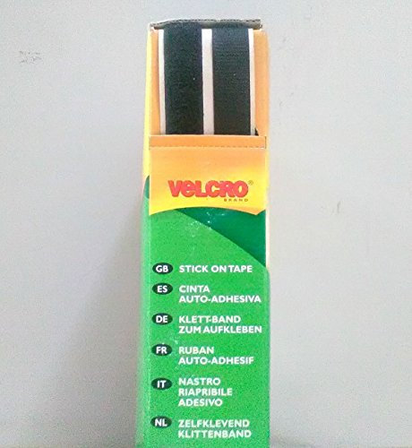Velcro® Ruban adhésif réutilisable mâle et femelle Rouleau 25 m x 20 mm