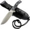 JEO-TEC Nº7: Couteau de Survie Full Tang pour Bushcraft Camping Randonnée Chasse Outdoor, Pleine Soie à Lame Fixe 12,5 cm, Gaine de Couteau, Fabriqué en Espagne