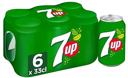 7UP Citron & Citron Vert Canette 6 x 33 cl