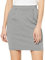 ICHI IHKATE SK Damen Kurzer Rock Minirock mit Stretch und Elastikbund, Größe:XL, Farbe:Grey Melange (10020)