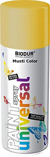 Bombe aérosol de peinture pour jante en aérosol - Doré clair brillant - RAL3050