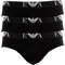 Emporio Armani CC715 Brief Herren Slips 3er Pack XXL Schwarz (21320)