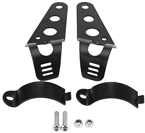Support de phare, 35–43 mm, support de fourche pour moto, support de phare, tube de fourche pour Chopper Cafe Racer