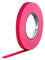 Pro Tapes Permacel Pro-Gaff Ruban adhésif pour tissu fluorescent 12 mm de large 23 mètres de long Rouge