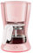 LTLWSH Macchina per Caffe' 7 Tazze, Macchina caffè Americano 700 Watts, Caffettiera, Firltro Riutilizzabile, capacità 0.6L,Rosa