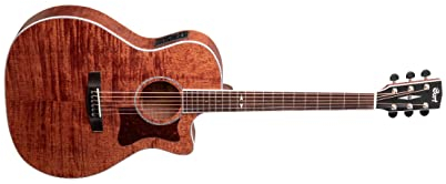 Cort GA5F-FMH – Elektroakustische Gitarre, Serie Grand Régal, offenporig