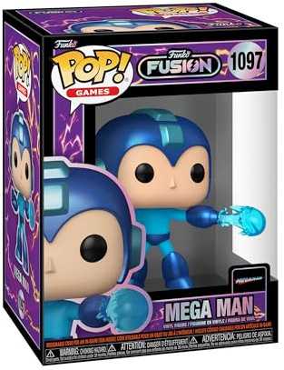 Funko POP! Games: Fusion - Megaman - 1 in 6 Chance of Rare Chase | Offizielles Owned IP Merch - Vinyl Sammelfigur als Regal Deko - Geschenkidee zum Geburtstag für Fans und Sammler
