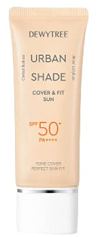 [DEWYTREE] Urban Shade Cover & Fit Sun SPF 50+ PA++++ 40ml 1.35 fl.oz. - Tone Cover, Perfect Skin Fit, Mild Sunscreen, Korean Cosmetics, K-beauty, Skincare