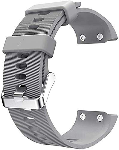 Classicase Silicone Rubber Watch Strap with Buckle Compatible with Garmin Forerunner 35 / Approach S10 Band, Waterproof Replacement Band (Pattern 5)