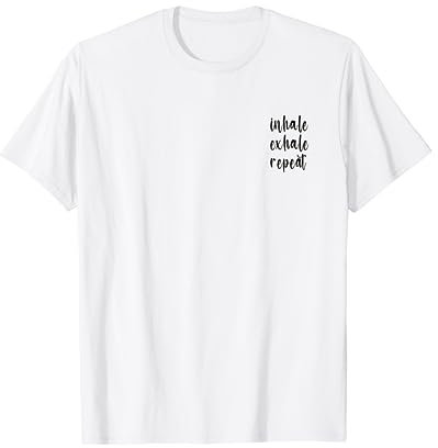 Inhale Exhale Repeat Yoga Spruch Mandala Namaste T-Shirt T-Shirt