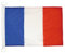 BANDERA NAUTICA PABELLÓN CIVIL FRANCIA 45x30cm - Pabellón de conveniencia FRANCESA - PABELLÓN NACIONAL 30 x 45 cm anillos - AZ FLAG
