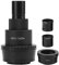 Microscope Adapter, Microscope Camera Lens for Biology/Stereo Microscope with Camera Interface T2‑M4/3 NDPL‑1(2X)