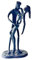 Megafuchs Design Skulptur Tanzpaar aus Eisen brüniert Höhe 17,5 cm Tanzende Pärchen Liebe Geschenkidee Tanzen