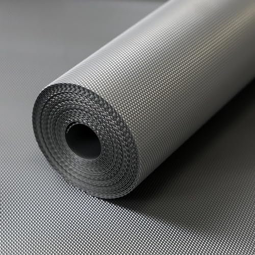 Senego (45 cm x 5 m) Multipurpose Anti-Slip Mat, Sheet for Fridge, Kitchens, Cupboard, Drawers, Shelf Liner | Super Strong EVA, Water Resistant. (Grey)