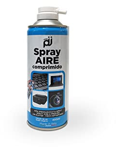 PRIME JJ- Spray de Aire comprimido a base de gas para limpieza de material electrónico, 400 ml (1)